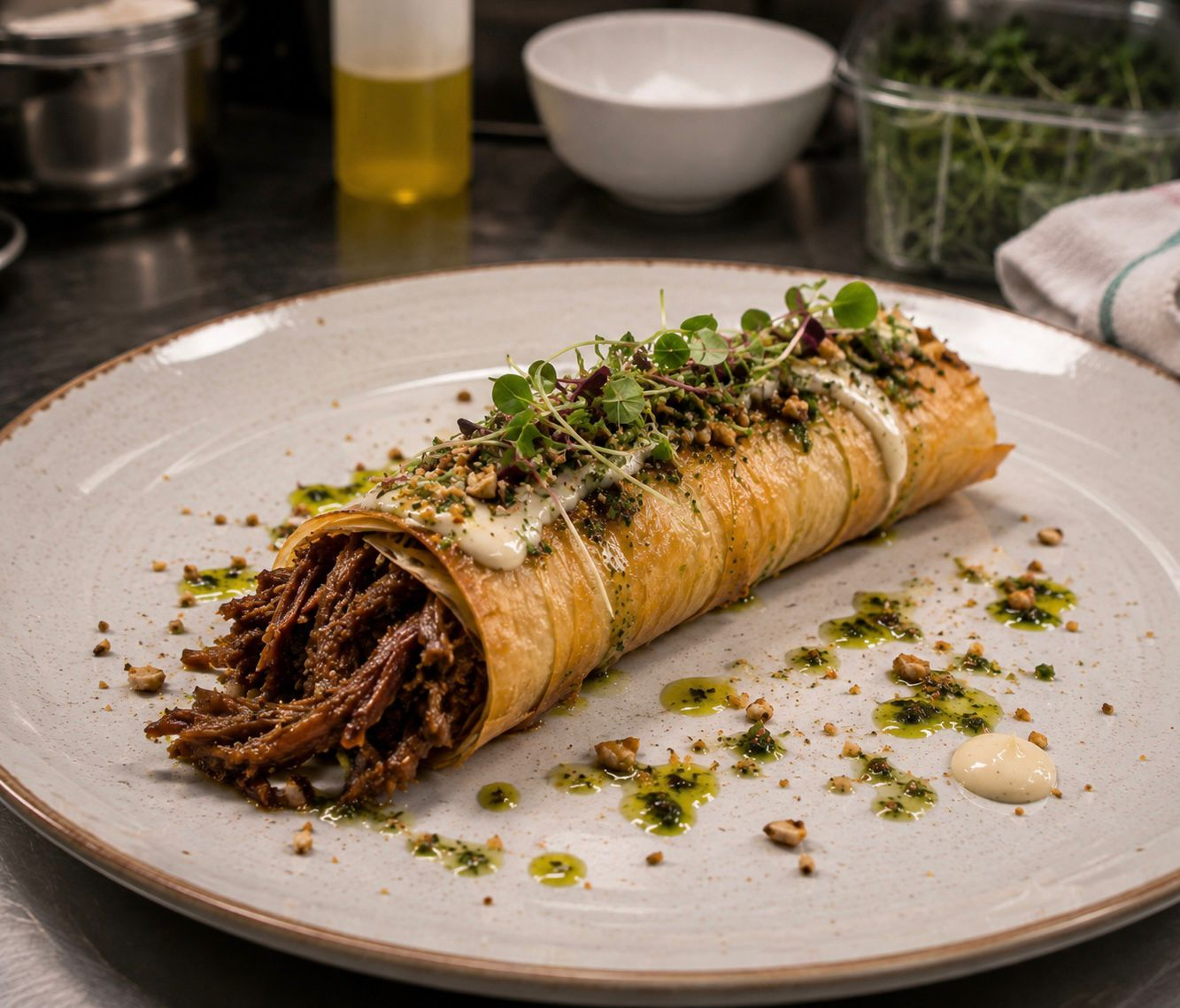 Braised Beef Cigar